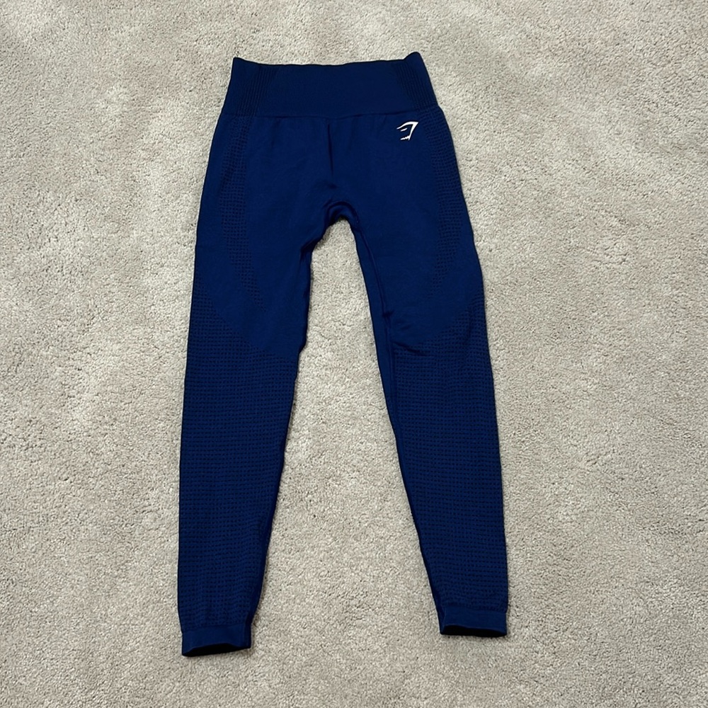 Blue GYMSHARK Leggings - Size Small